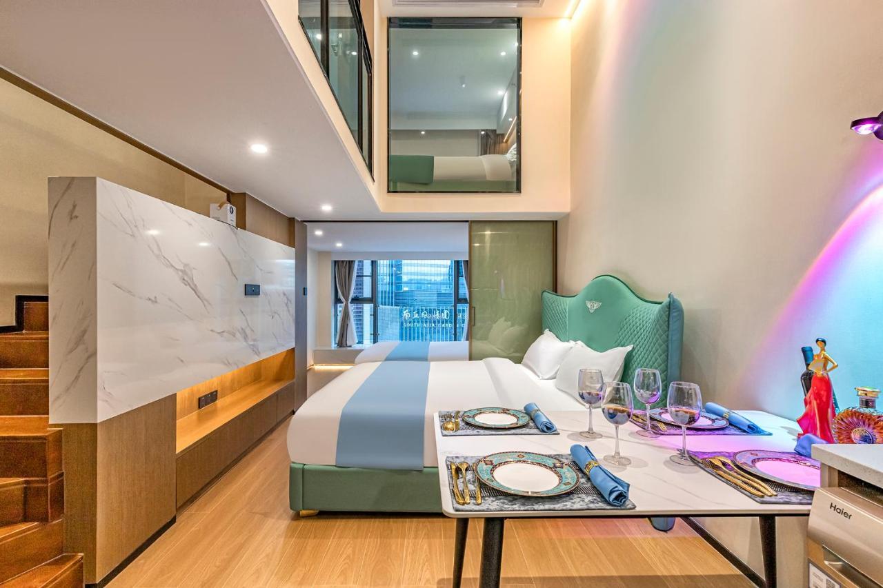 Kunming Dianchi Mideel International Apartment - South Asian Style Fuhai Metro المظهر الخارجي الصورة