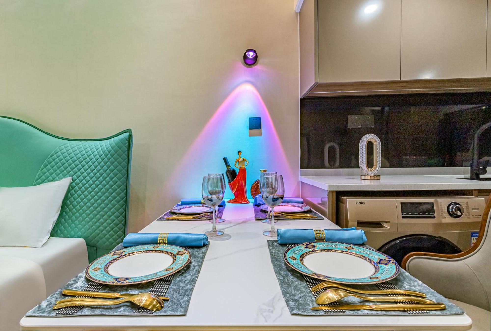 Kunming Dianchi Mideel International Apartment - South Asian Style Fuhai Metro المظهر الخارجي الصورة